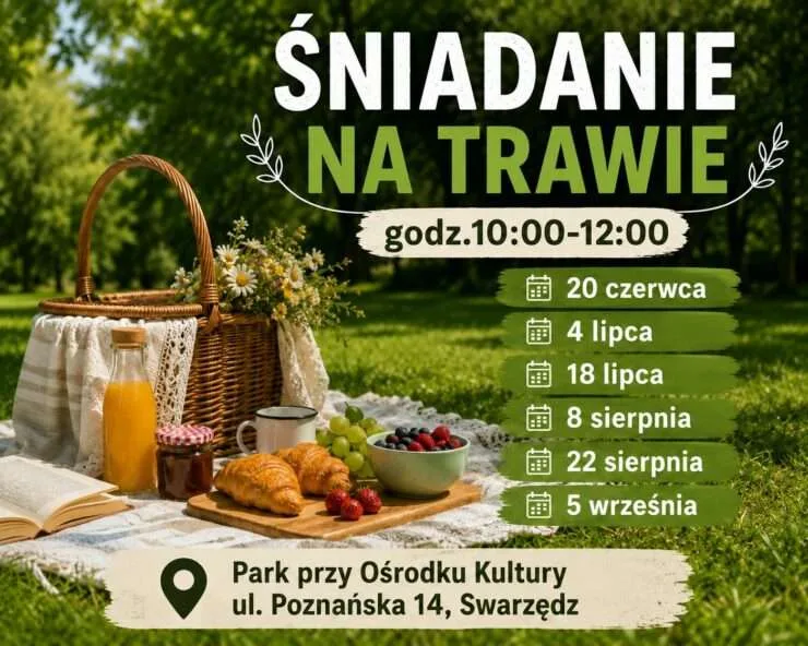 Powrót "Śniadania na trawie" do parku przy Ośrodku Kultury