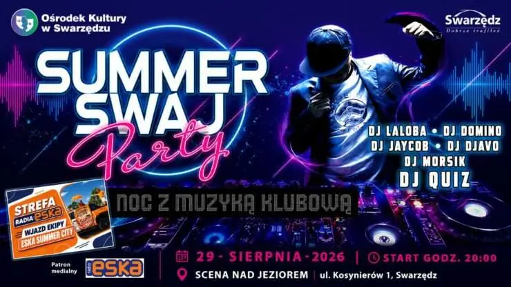 SUMMER SWAJ PARTY – Noc Muzyki Klubowej 2026